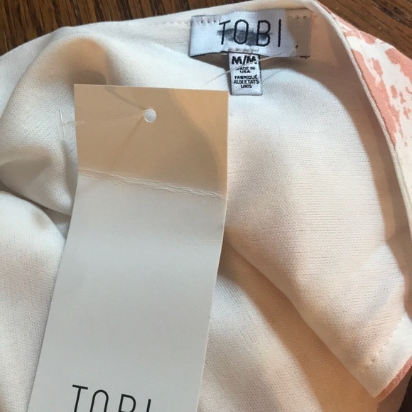 🆕 Tobi Peach Halter Dress M - Picture 5 of 5